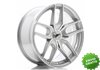 Llanta exclusiva Jr Wheels Jr25 18x8.5 Et20-40 5h Blank Silver Machin Ed Face