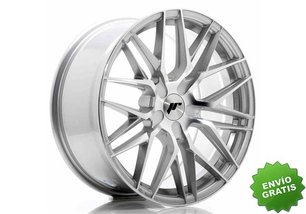 Llanta exclusiva Jr Wheels Jr28 18x8.5 Et20-40 5h Blank Silver Machin Ed Face