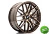 Llanta exclusiva Jr Wheels Jr28 18x7.5 Et20-40 Blank Platinum Bronze