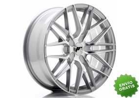 Llanta exclusiva Jr Wheels Jr28 18x7.5 Et20-40 Blank Silver Machined  Face