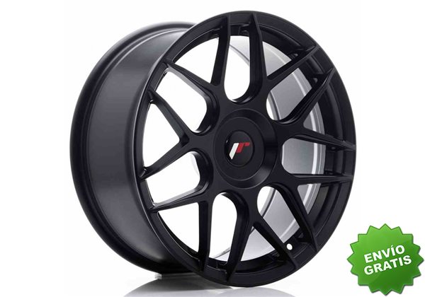Llanta exclusiva Jr Wheels Jr18 18x8.5 Et25-45 Blank Matt Black