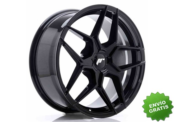 Llanta exclusiva Jr Wheels Jr34 18x8 Et20-42 5h Blank Glossy Black