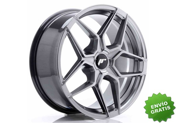 Llanta exclusiva Jr Wheels Jr34 18x8 Et20-42 5h Blank Hyper Black