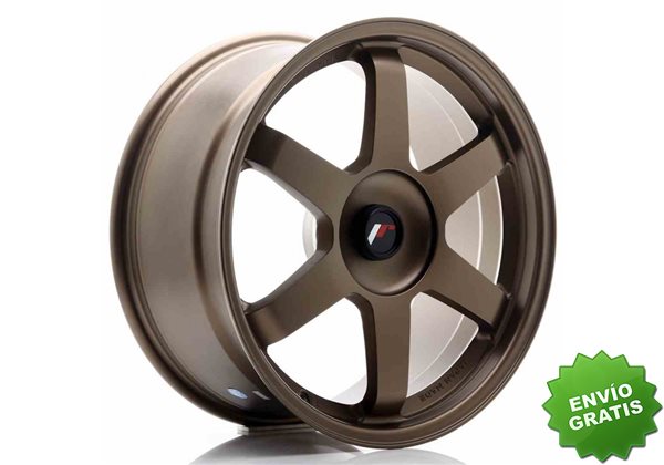 Llanta exclusiva Jr Wheels Jr3 18x8.5 Et25-42 Blank Dark Anodized Bro Nze