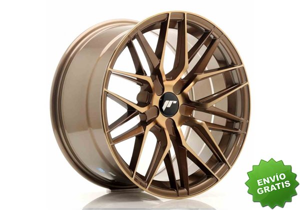 Llanta exclusiva Jr Wheels Jr28 18x9.5 Et20-40 5h Blank Platinum Bron Ze