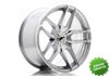 Llanta exclusiva Jr Wheels Jr25 18x9.5 Et20-40 5h Blank Silver Machin Ed Face