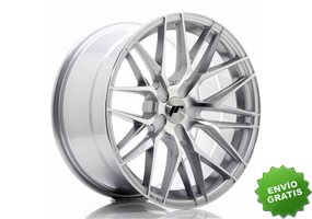 Llanta exclusiva Jr Wheels Jr28 18x9.5 Et20-40 5h Blank Silver Machin Ed Face