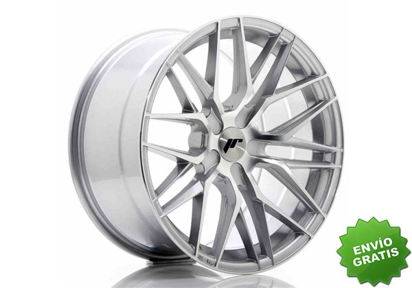 Llanta exclusiva Jr Wheels Jr28 18x9.5 Et20-40 5h Blank Silver Machin Ed Face