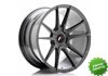 Llanta exclusiva Jr Wheels Jr21 18x9.5 Et20-40 Blank Hyper Gray