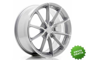 Llanta exclusiva Jr Wheels Jr37 18x8 Et20-45 5h Blank Silver Machined  Face