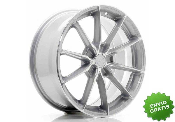 Llanta exclusiva Jr Wheels Jr37 18x8 Et20-45 5h Blank Silver Machined  Face