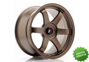 Llanta exclusiva Jr Wheels Jr3 18x9.5 Et22-38 Blank Dark Anodized Bro Nze