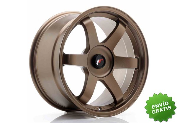 Llanta exclusiva Jr Wheels Jr3 18x9.5 Et22-38 Blank Dark Anodized Bro Nze