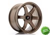 Llanta exclusiva Jr Wheels Jr3 18x9.5 Et22-38 Blank Dark Anodized Bro Nze