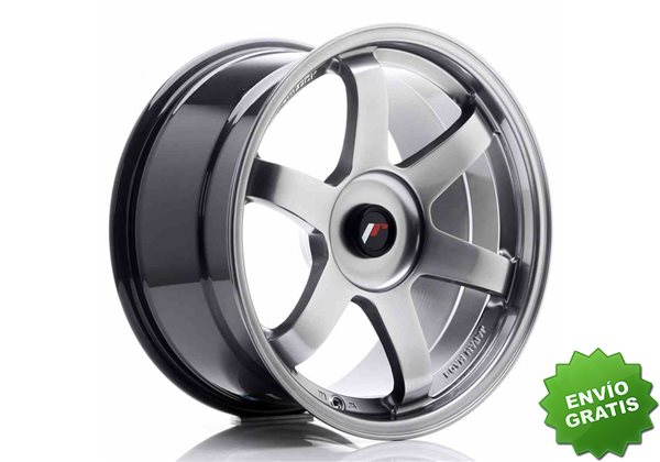 Llanta exclusiva Jr Wheels Jr3 18x9.5 Et22-38 Blank Hyper Black