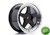 Llanta exclusiva Jr Wheels Jr6 18x9.5 Et20-40 Blank Glossy Black W Ma Chined Lip