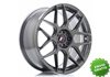 Llanta exclusiva Jr Wheels Jr18 19x8.5 Et40 5x112 114 Hyper Gray