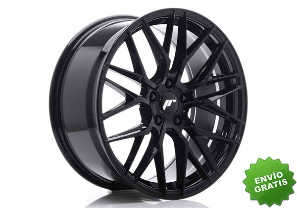 Llanta exclusiva Jr Wheels Jr28 19x8.5 Et35 5x112 Gloss Black