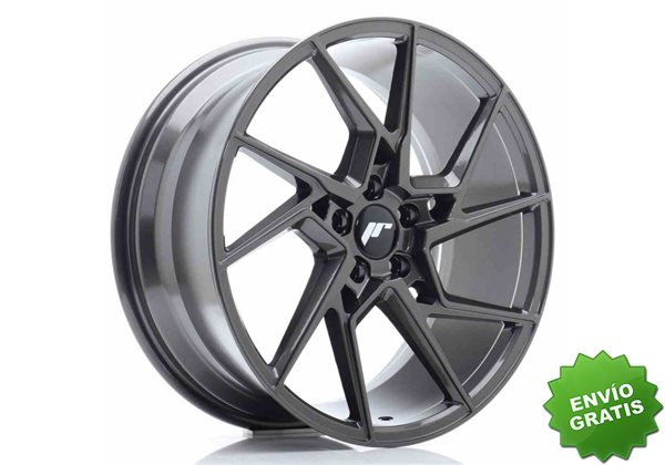 Llanta exclusiva Jr Wheels Jr33 19x8.5 Et35 5x112 Hyper Gray