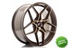 Llanta exclusiva Jr Wheels Jr34 19x8.5 Et35 5x112 Platinum Bronze