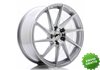 Llanta exclusiva Jr Wheels Jr36 19x8.5 Et35 5x120 Silver Brushed Face