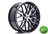 Llanta exclusiva Jr Wheels Jr28 19x8.5 Et40 5x108 Glossy Black Machin Ed Face