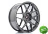 Llanta exclusiva Jr Wheels Jr18 19x8.5 Et40 5x112 Hyper Gray