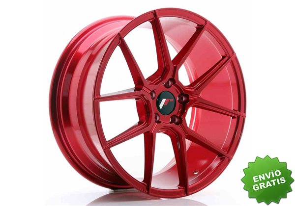 Llanta exclusiva Jr Wheels Jr30 19x8.5 Et40 5x112 Platinum Red