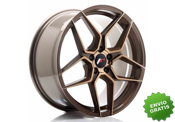 Llanta exclusiva Jr Wheels Jr34 19x8.5 Et40 5x112 Platinum Bronze