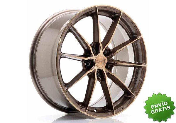 Llanta exclusiva Jr Wheels Jr37 19x8.5 Et35 5x112 Platinum Bronze