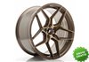 Llanta exclusiva Jr Wheels Jr34 19x9.5 Et35 5x120 Platinum Bronze