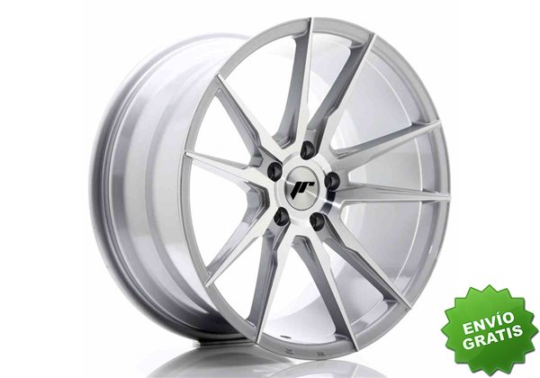 Llanta exclusiva Jr Wheels Jr21 19x9.5 Et40 5x112 Silver Machined Fac E