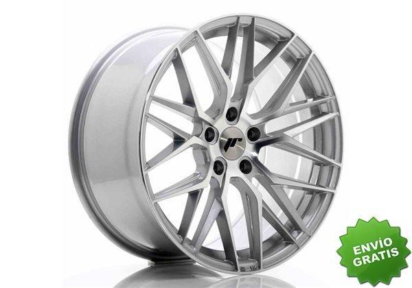 Llanta exclusiva Jr Wheels Jr28 19x9.5 Et40 5x112 Silver Machined Fac E