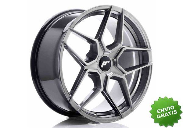 Llanta exclusiva Jr Wheels Jr34 19x8.5 Et35-40 5h Blank Hyper Black