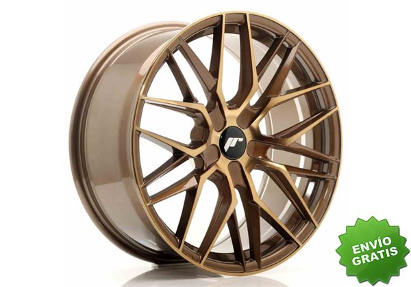 Llanta exclusiva Jr Wheels Jr28 19x8.5 Et35-40 5h Blank Platinum Bron Ze