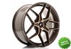 Llanta exclusiva Jr Wheels Jr34 19x8.5 Et35-40 5h Blank Platinum Bron Ze