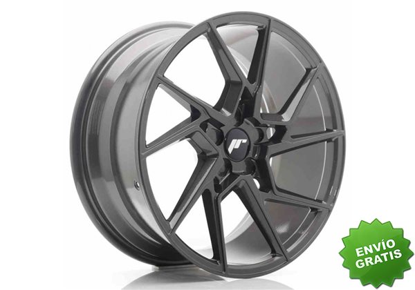 Llanta exclusiva Jr Wheels Jr33 19x8.5 Et35-48 5h Blank Hyper Gray