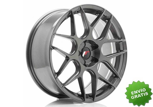 Llanta exclusiva Jr Wheels Jr18 19x8.5 Et25-42 5h Blank Hyper Gray