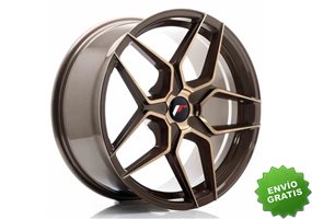 Llanta exclusiva Jr Wheels Jr34 19x8.5 Et20-40 5h Blank Platinum Bron Ze