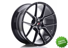 Llanta exclusiva Jr Wheels Jr30 19x8.5 Et20-42 5h Blank Black Brushed  W Tinted Face
