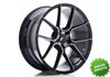Llanta exclusiva Jr Wheels Jr30 19x8.5 Et20-42 5h Blank Black Brushed  W Tinted Face