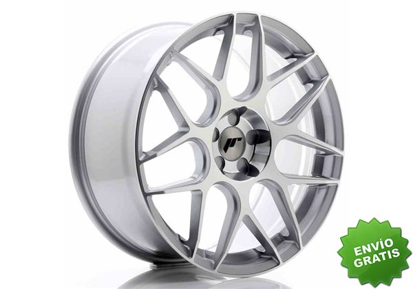 Llanta exclusiva Jr Wheels Jr18 19x8.5 Et20-42 5h Blank Silver Machin Ed