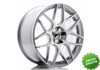 Llanta exclusiva Jr Wheels Jr18 19x8.5 Et20-42 5h Blank Silver Machin Ed