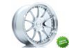 Llanta exclusiva Jr Wheels Jr41 18x8.5 Et35 5h Blank Silver Machined% 20face