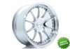 Llanta exclusiva Jr Wheels Jr41 18x8.5 Et15-35 5h Blank Silver Machin Ed Face