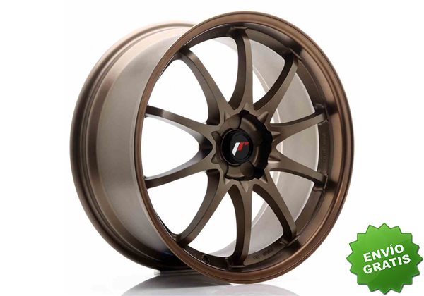 Llanta exclusiva Jr Wheels Jr5 19x8.5 Et43 5h Blank Dark Anodized B Ronze