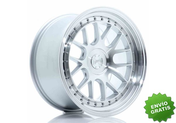 Llanta exclusiva Jr Wheels Jr40 18x9.5 Et15-35 5h Blank Silver Machin Ed Face