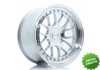 Llanta exclusiva Jr Wheels Jr40 18x9.5 Et15-35 5h Blank Silver Machin Ed Face