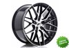 Llanta exclusiva Jr Wheels Jr28 19x9.5 Et35-40 5h Blank Gloss Black%2 0machined Face