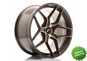 Llanta exclusiva Jr Wheels Jr34 19x9.5 Et35-40 5h Blank Platinum Bron Ze